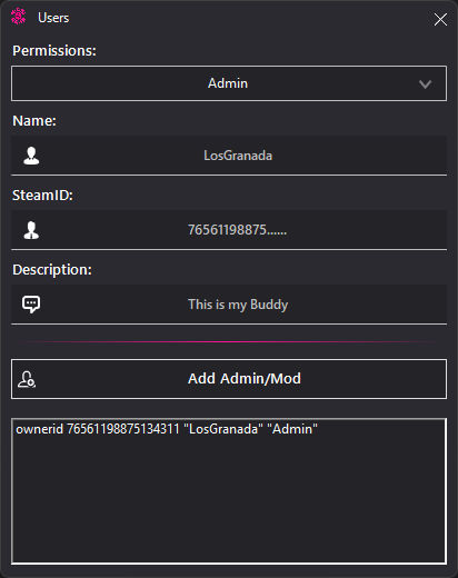 MyRustServer screenshot 39 – Rust server manager for Windows